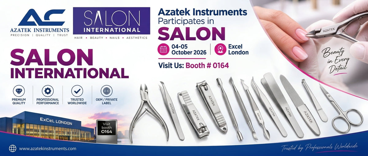 Azatek Instruments at Salon International 2026 – Discover Professional Barber Scissors & Beauty Instruments at ExCeL London