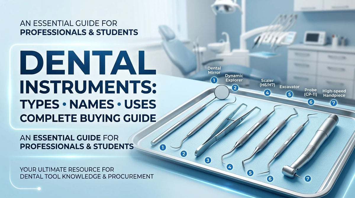 Dental Instruments: Types, Names, Uses & Complete Buying Guide