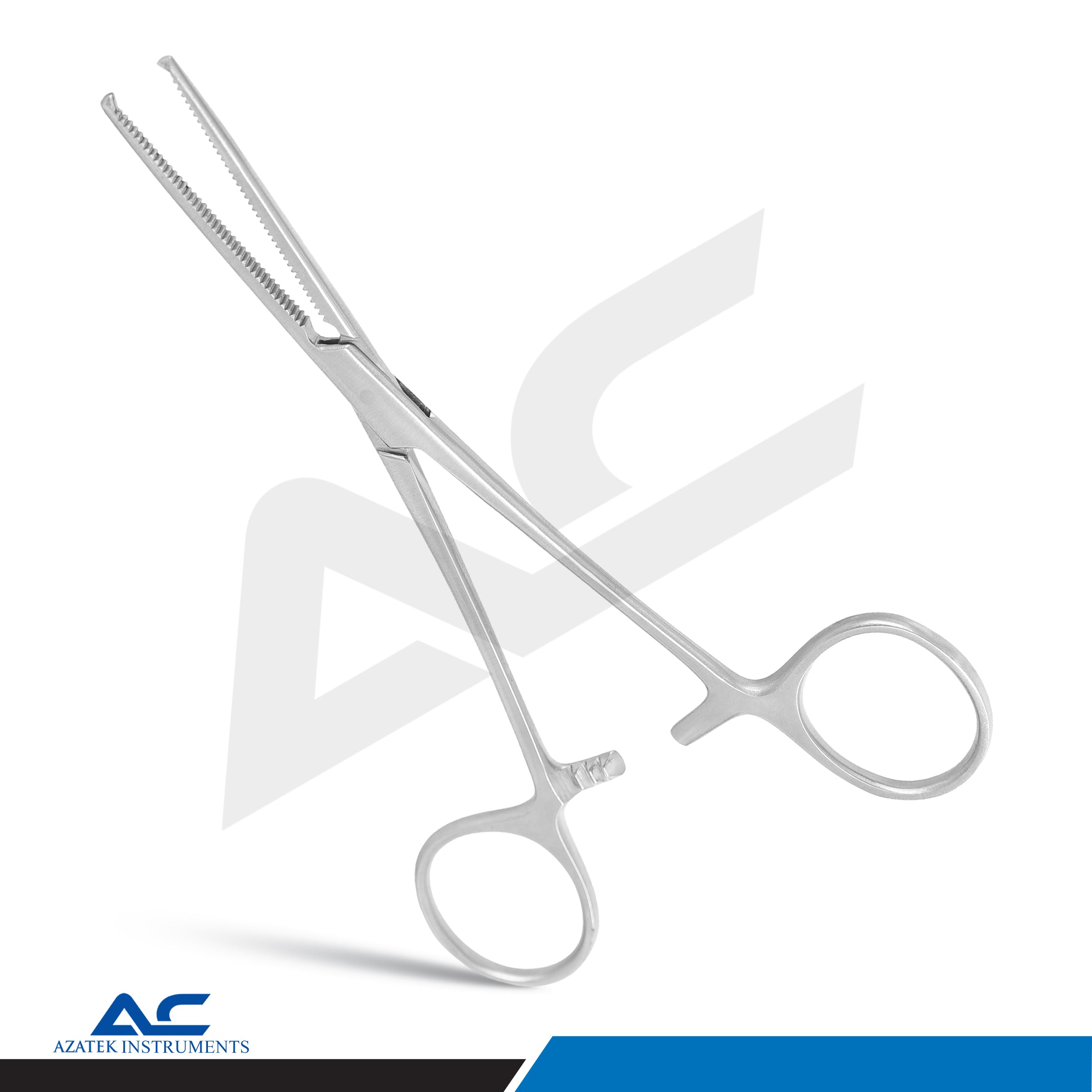 Kocher Haemostats Straight Forceps – Rochester Kocher Straight Dressing Clamp - Azatek Instruments