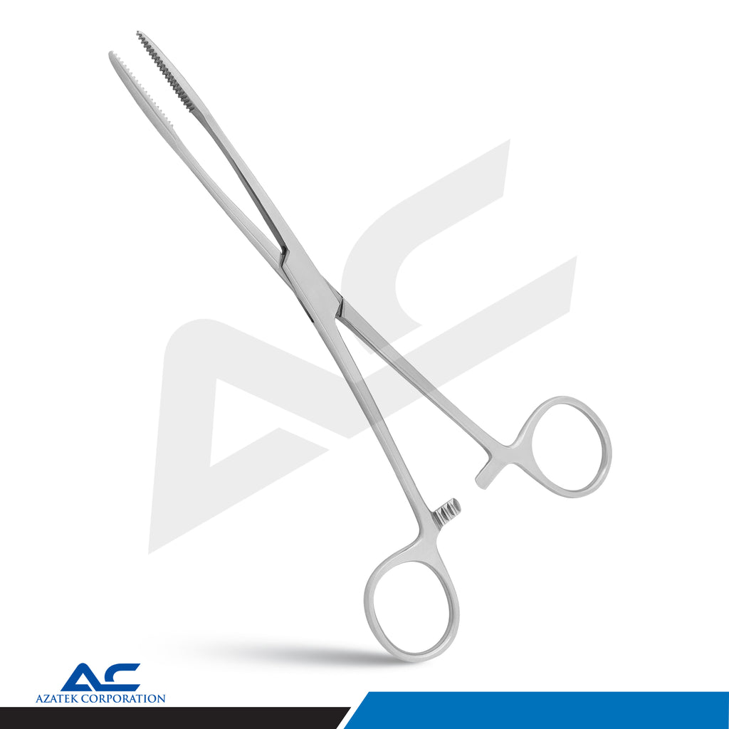 Dressing Forceps, Bozeman Dressing Forceps, Gross Maier, Straight, 20cm - Azatek Instruments
