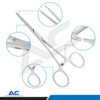 Kocher Haemostats Straight Forceps – Rochester Kocher Straight Dressing Clamp - Azatek Instruments