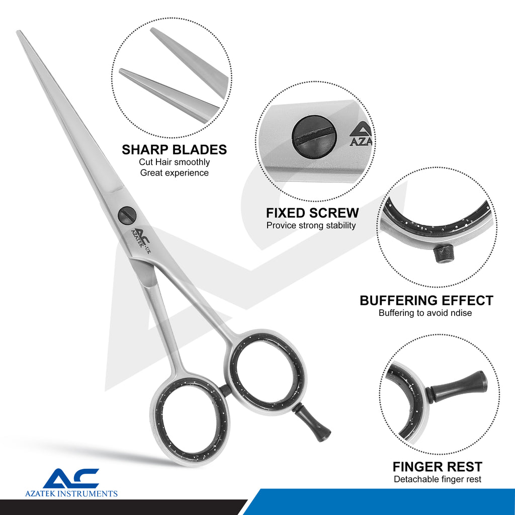 Professional Hair Cutting Scissors Stainless Steel Barber Shears for Men | Azatek - Azatek Instruments
