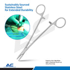 Mayo Hegar Needle Holder 18.5cm – Surgical Needle Holder Stainless Steel - Azatek Instruments