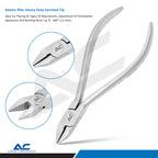 Adams Plier Heavy Duty with Serrated Tip, Adam Universal Pliers – Precision Orthodontic Tool - Azatek Instruments