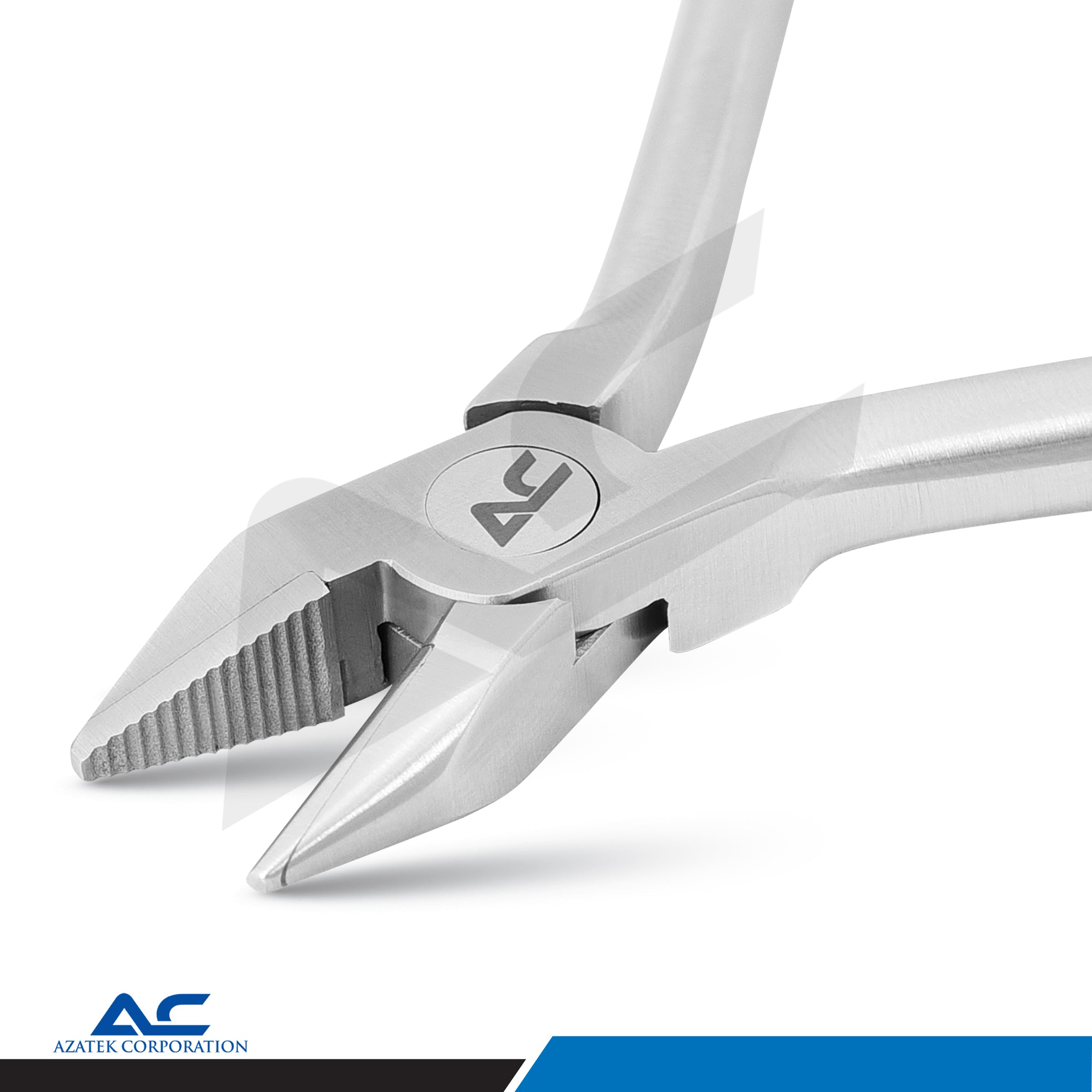 Adams Plier Heavy Duty with Serrated Tip, Adam Universal Pliers – Precision Orthodontic Tool - Azatek Instruments