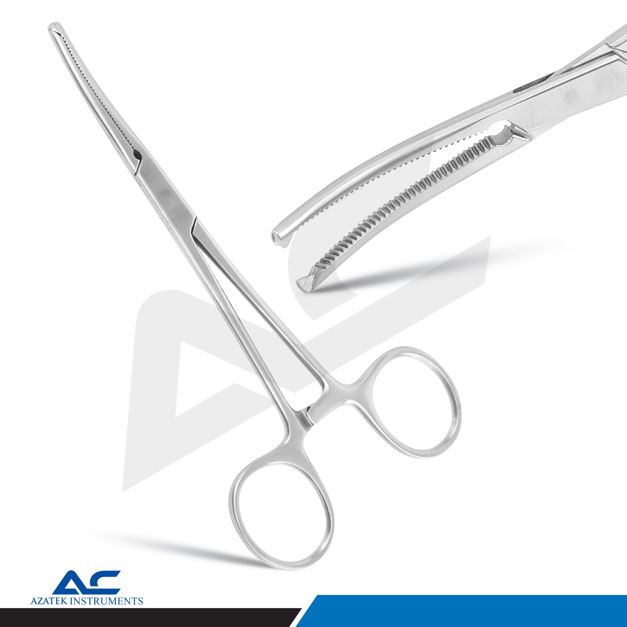 Rochester Kocher Curved Haemostatic Forceps – Surgical & Dental Dressing Clamp - Azatek Instruments