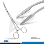 Mosquito Haemostatic Forceps Gross Maier Curved – Surgical Dressing Clamp - Azatek Instruments