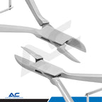 Professional Stainless Steel Toe Nail Nipper Clipper 13cm Double Spring Handle - Azatek Instruments