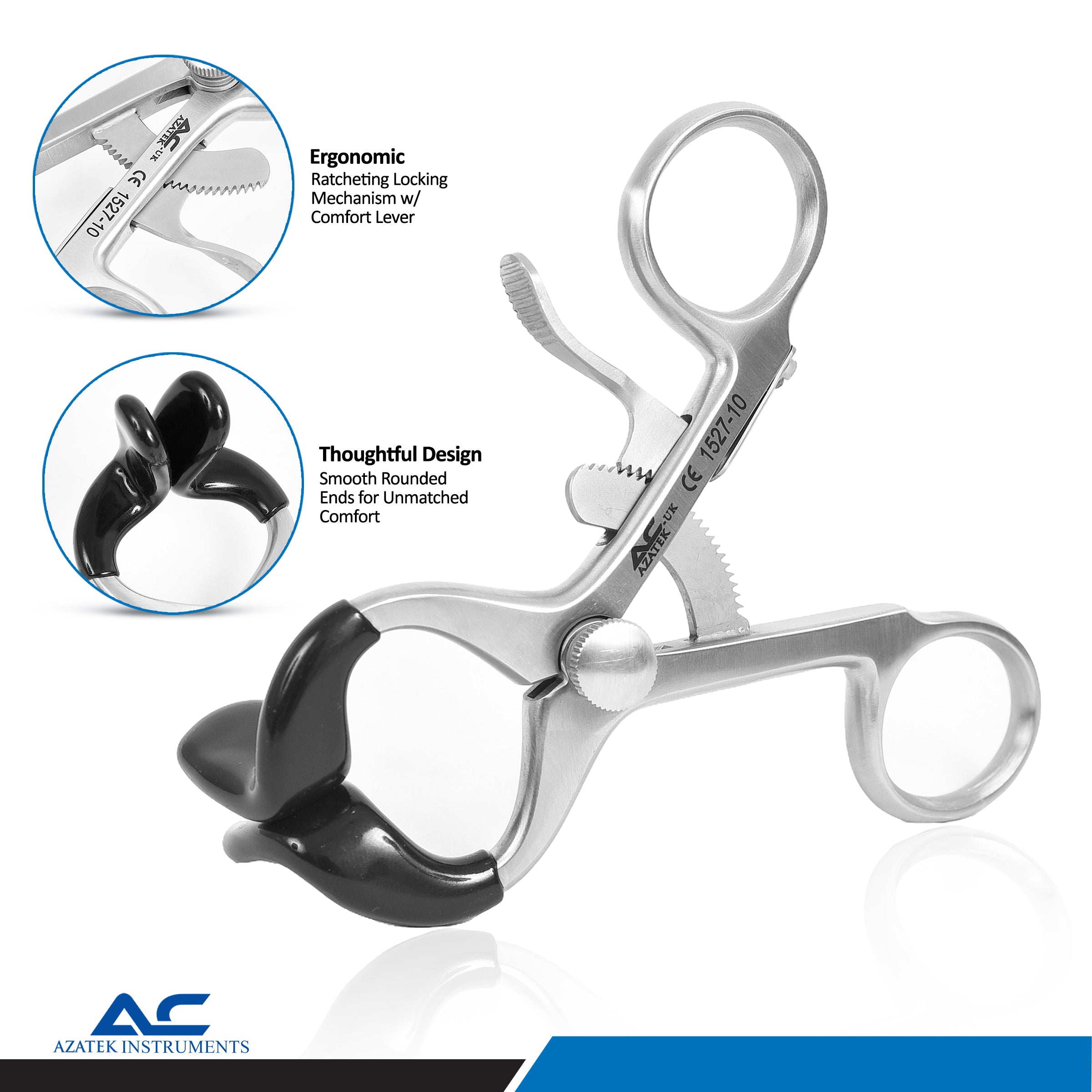 Mouth Gag Pedo Size Adjustable 14cm – Pediatric Dental Mouth Gag Instrument - Azatek Instruments