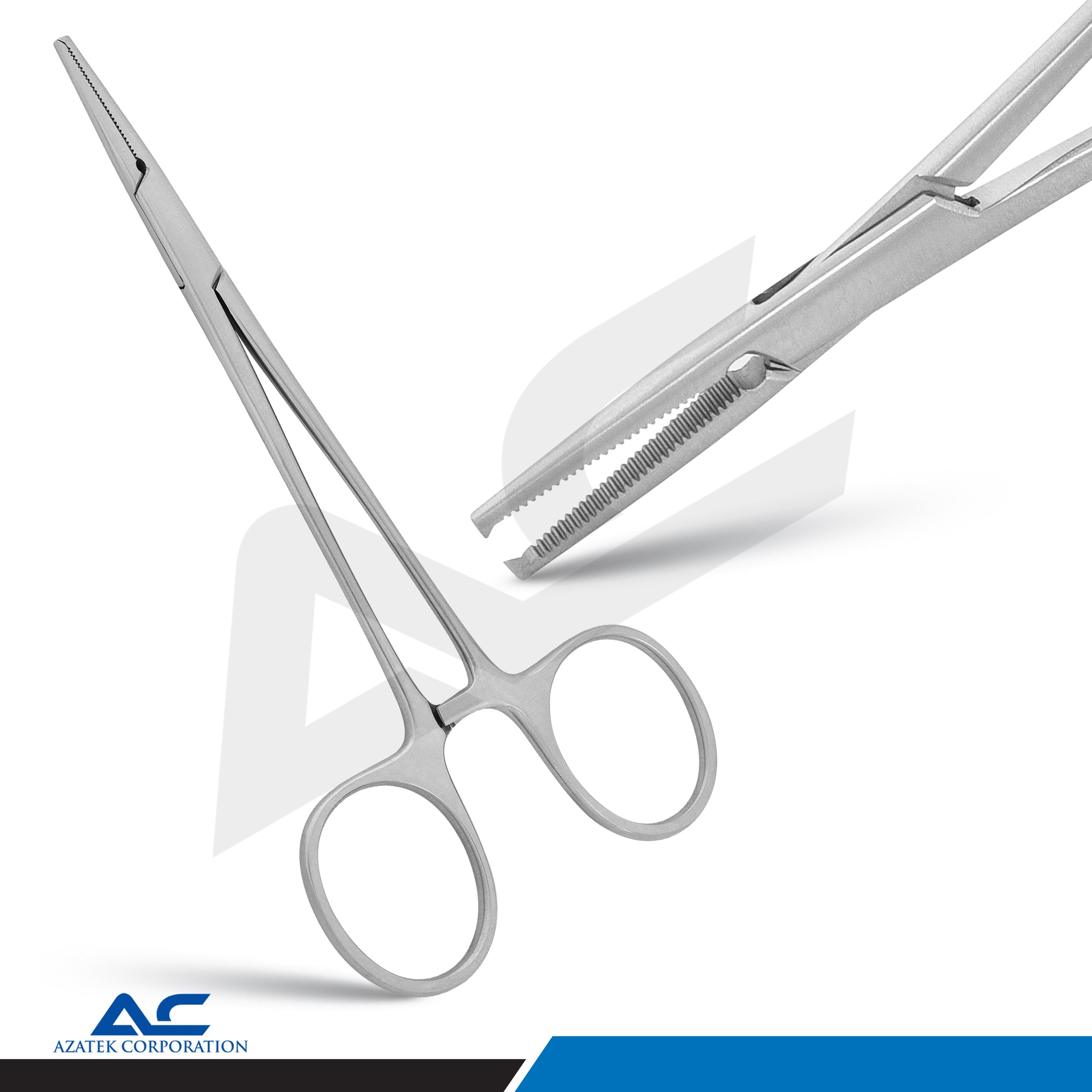 Mosquito Kocher Haemostatic Forceps Straight 12.5cm – Surgical Artery Forceps - Azatek Instruments