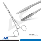 Dressing Forceps, Bozeman Dressing Forceps, Gross Maier, Straight, 20cm - Azatek Instruments