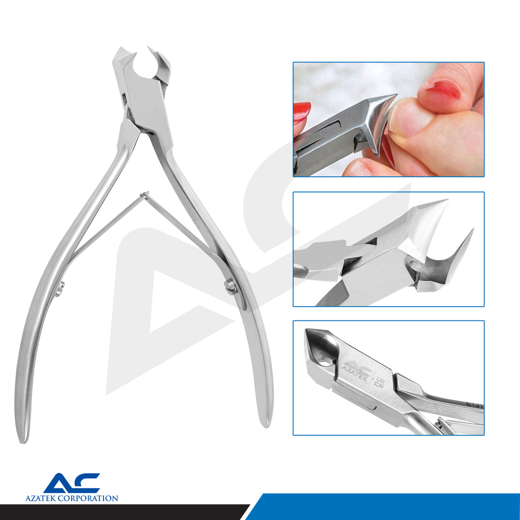 Head Cutter, 14.0cm Stainless Steel – Arched Edge, 15mm Blade8.19 - Azatek Instruments