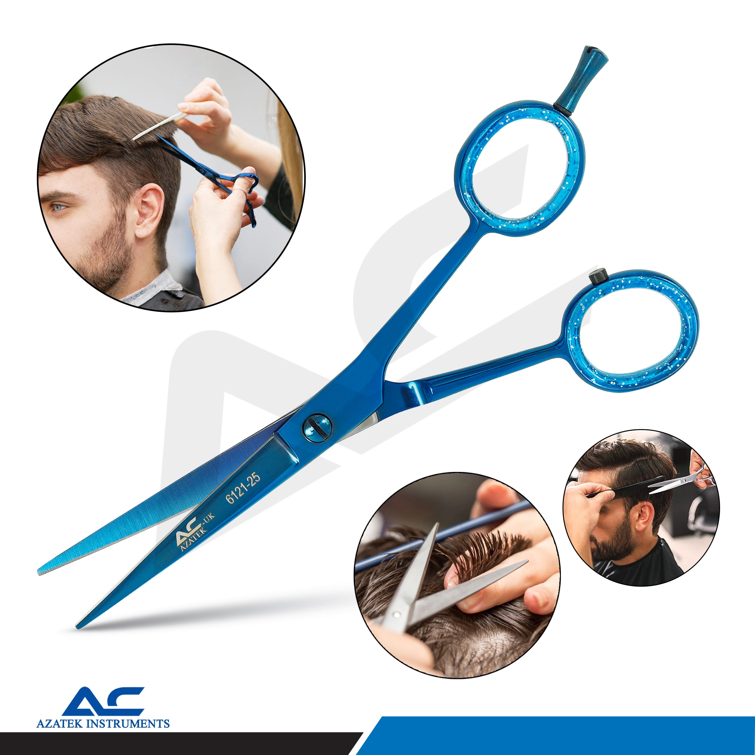 Professional Hair Cutting Scissors with Jaguar Pattern Handle | Azatek Instruments - Azatek Instruments