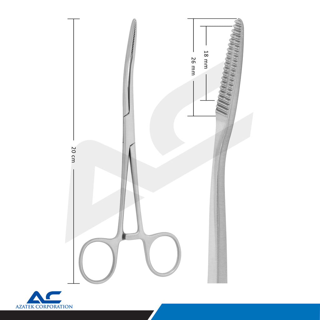 Mosquito Haemostatic Forceps Gross Maier Curved – Surgical Dressing Clamp - Azatek Instruments