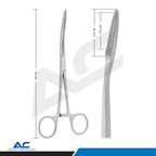 Mosquito Haemostatic Forceps Gross Maier Curved – Surgical Dressing Clamp - Azatek Instruments