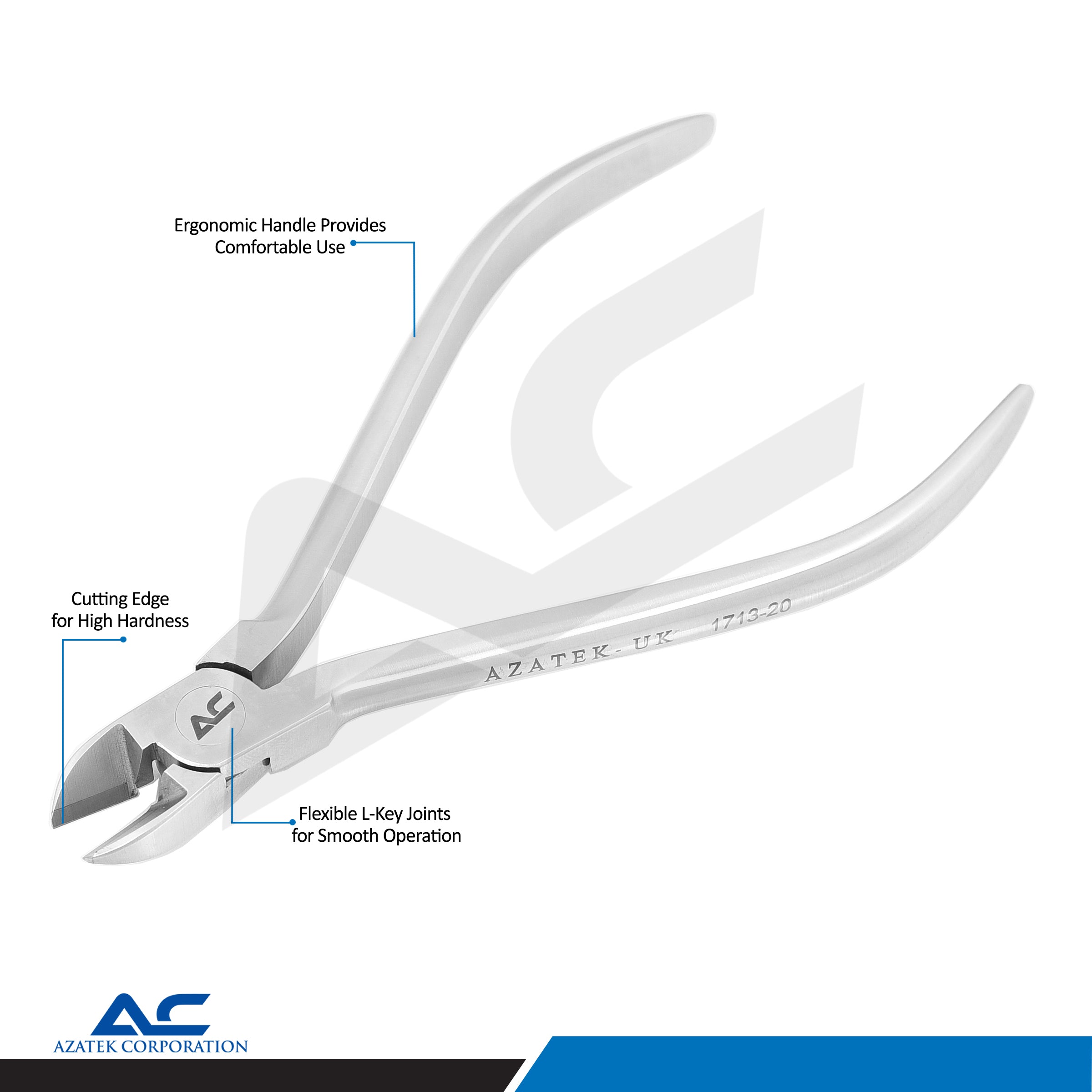 Orthodontic Wire Cutter, Hard Wire Cutter, Hard Wire Cutter Orthodontic, Angle 15 Degree