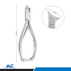 Professional Toe Nail Head Cutter Moon Shape 14cm Double Spring with Back Lock - Azatek Instruments