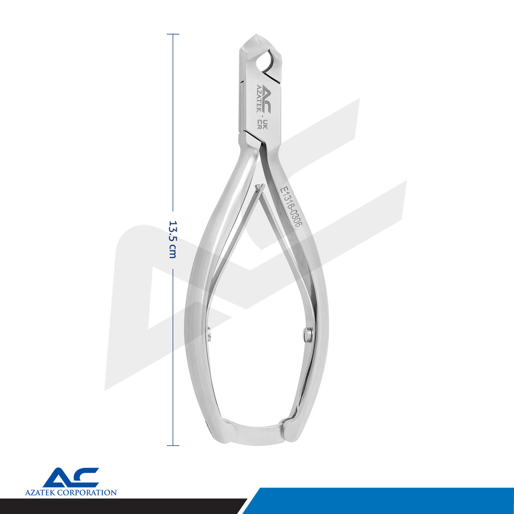 Head Cutter 14cm Stainless Steel 16mm Arched Cutting Edge - Azatek Instruments