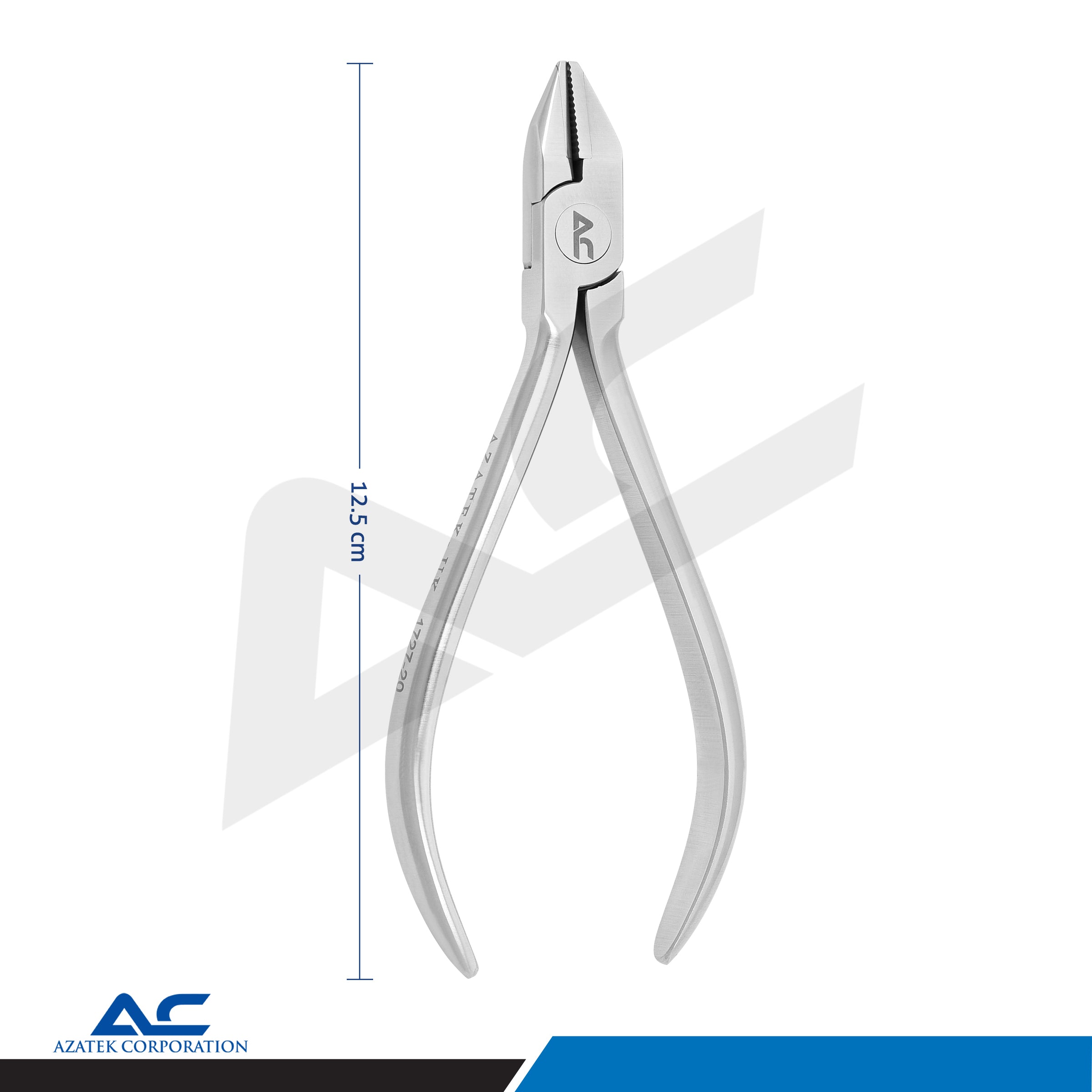 Adams Plier Heavy Duty with Serrated Tip, Adam Universal Pliers – Precision Orthodontic Tool - Azatek Instruments