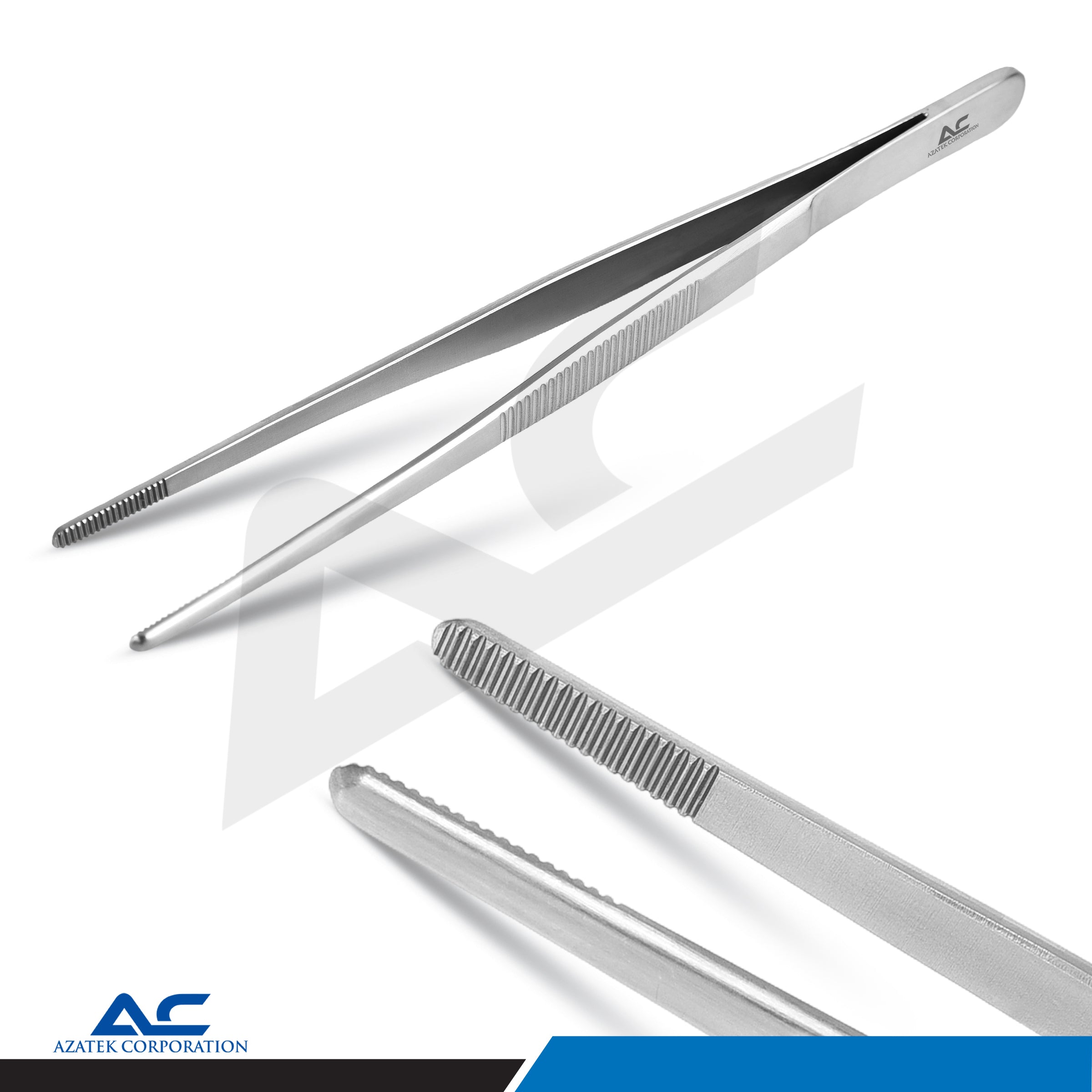 Dressing Tissue Tweezer – Dressing Standard Forceps for Surgical & Medical Procedures - Azatek Instruments