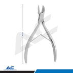 Professional Stainless Steel Toe Nail Nipper Clipper 13cm Double Spring Handle - Azatek Instruments