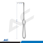 Cheek Retractor, Dental Cheek Retractor, Langenbeck Retractor 40×11mm Stainless Steel - Azatek Instruments