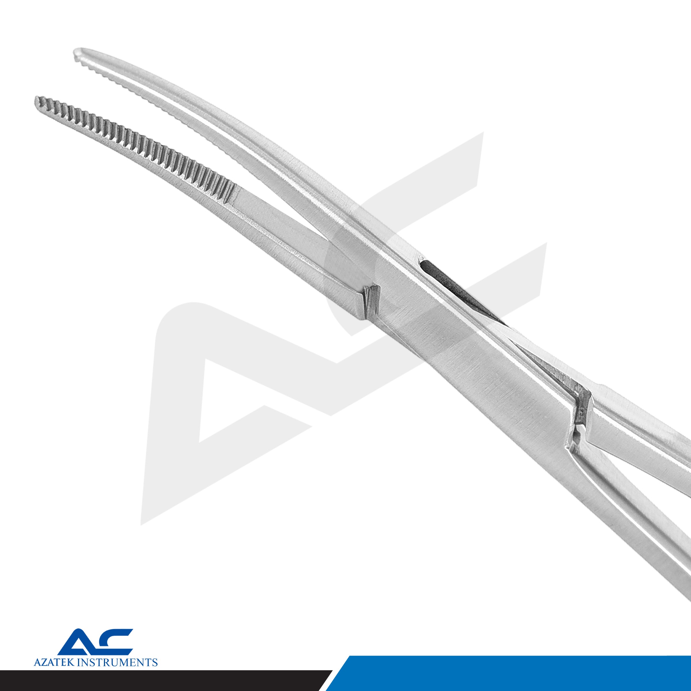 Micro Halsted Mosquito Clamp Straight 1x2 Teeth 12.5cm – Haemostatic Forceps - Azatek Instruments