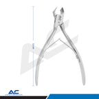 Head Cutter, 12.0cm Stainless Steel – Arched 1/2 Cutting Edge, 11mm - Azatek Instruments