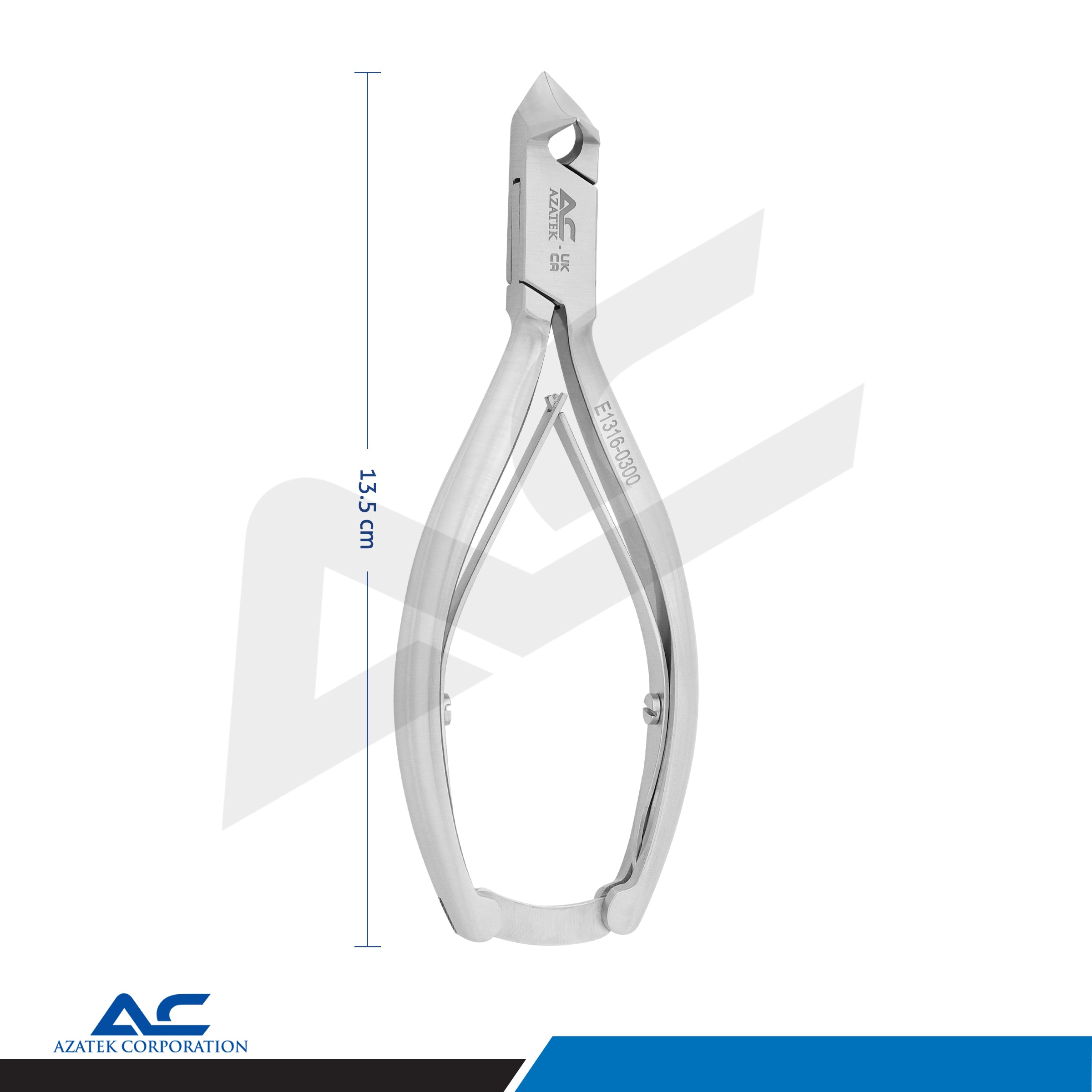 Professional Head Cutter Stainless Steel 20mm Arched Cutting Edge - Azatek Instruments