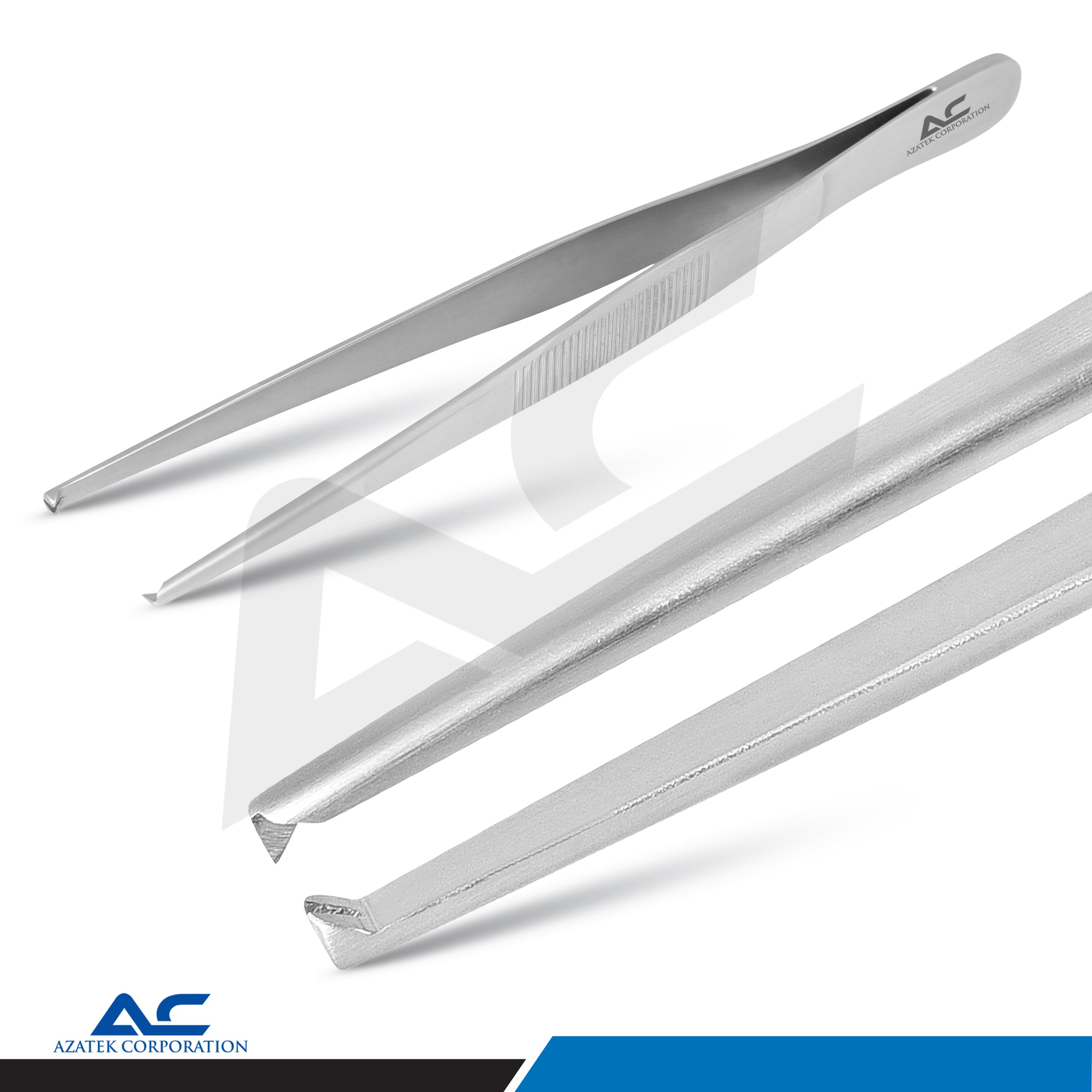 Dressing Tissue Tweezer – Tissue Forceps Standard Kocher for Surgical & Dressing Procedures - Azatek Instruments