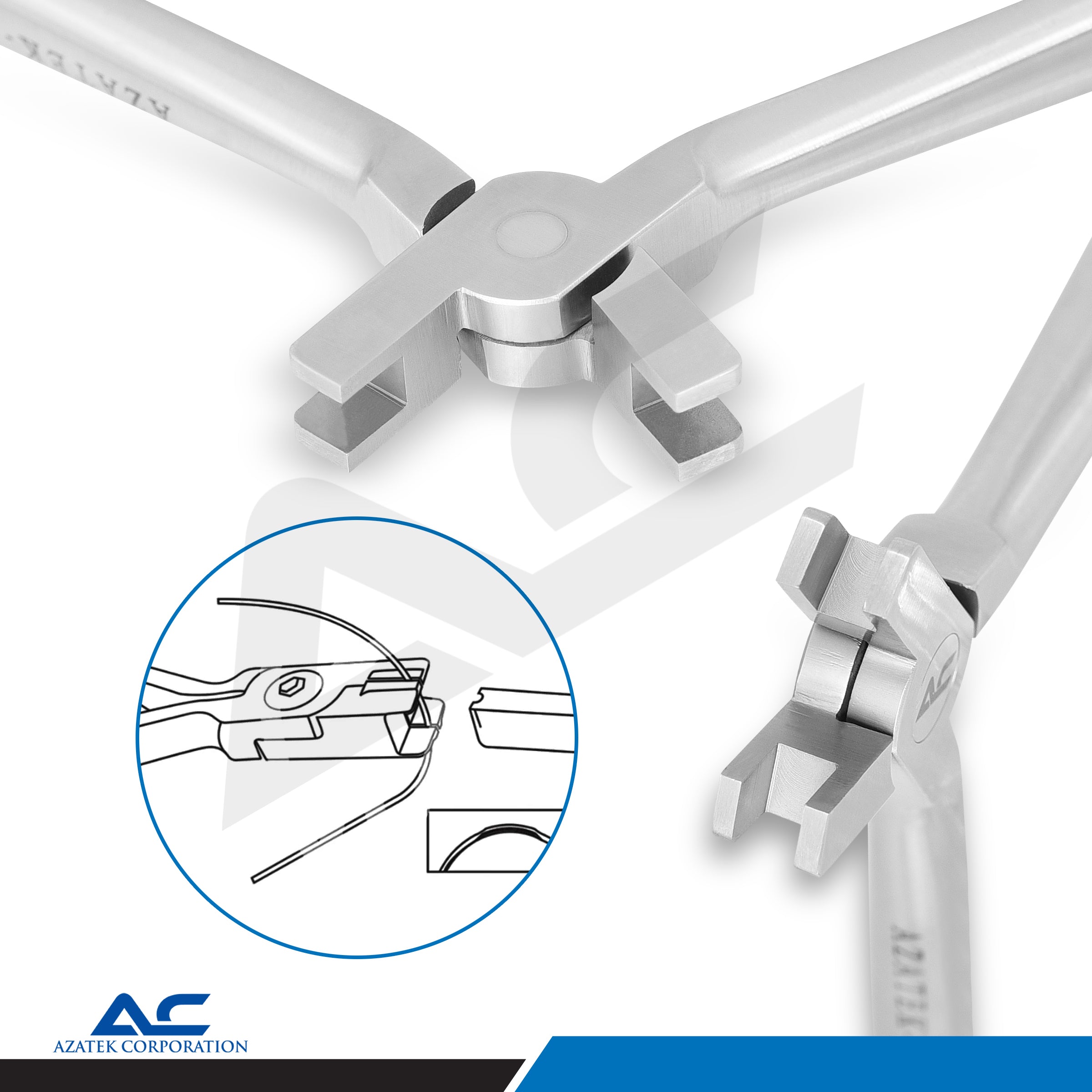 Orthodontic Bending Plier with Key Narrow – Professional Torquing Plier - Azatek Instruments