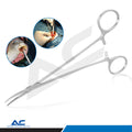 Micro Halsted Mosquito Clamp Straight 1x2 Teeth 12.5cm – Haemostatic Forceps - Azatek Instruments