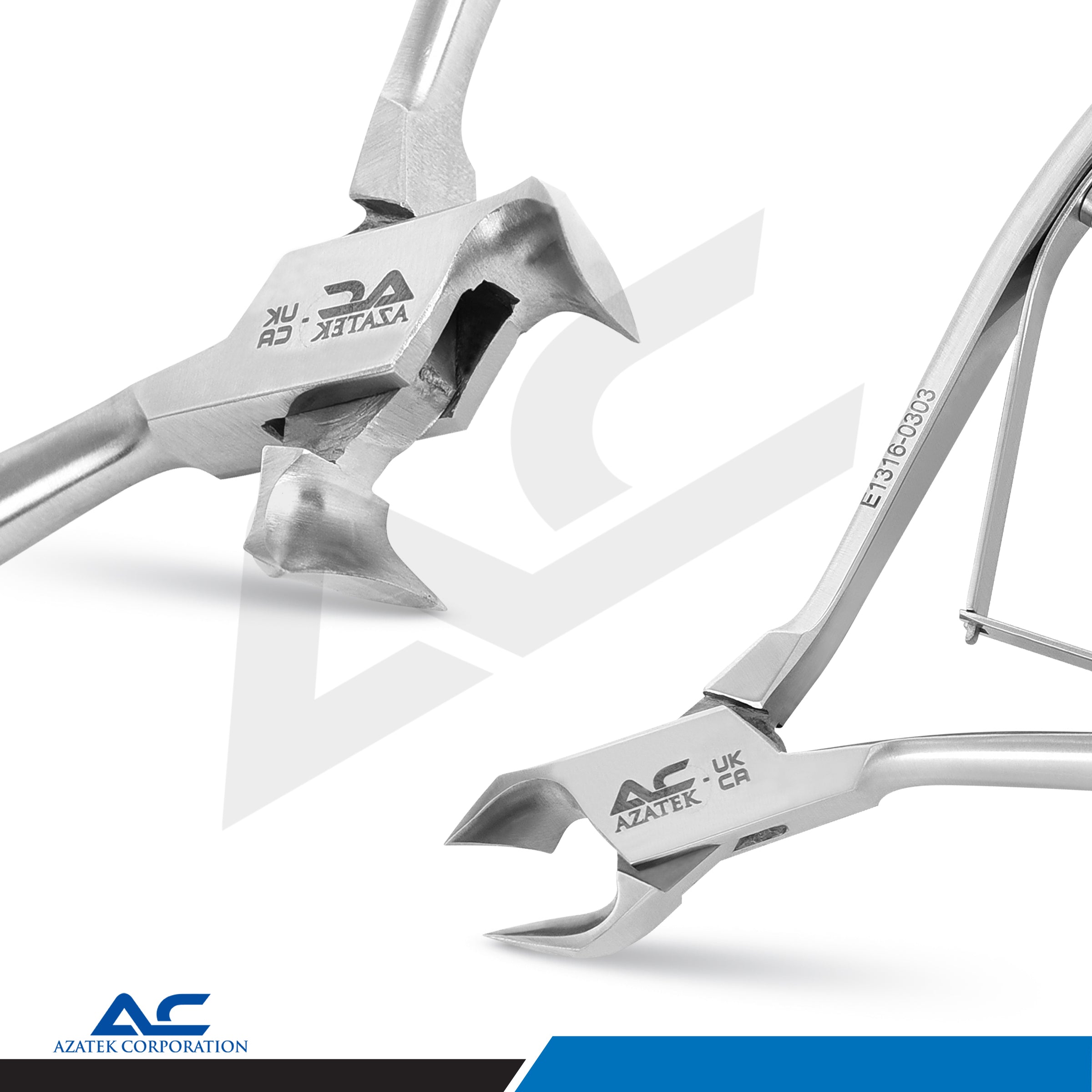 Head Cutter, 14.0cm Stainless Steel – Arched Edge, 15mm Blade8.19 - Azatek Instruments