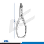 Nail Pliers 14cm Stainless Steel Arched Edge – Professional Nail Corner Pliers - Azatek Instruments