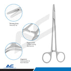 Mayo Hegar Needle Holder 18.5cm – Surgical Needle Holder Stainless Steel - Azatek Instruments