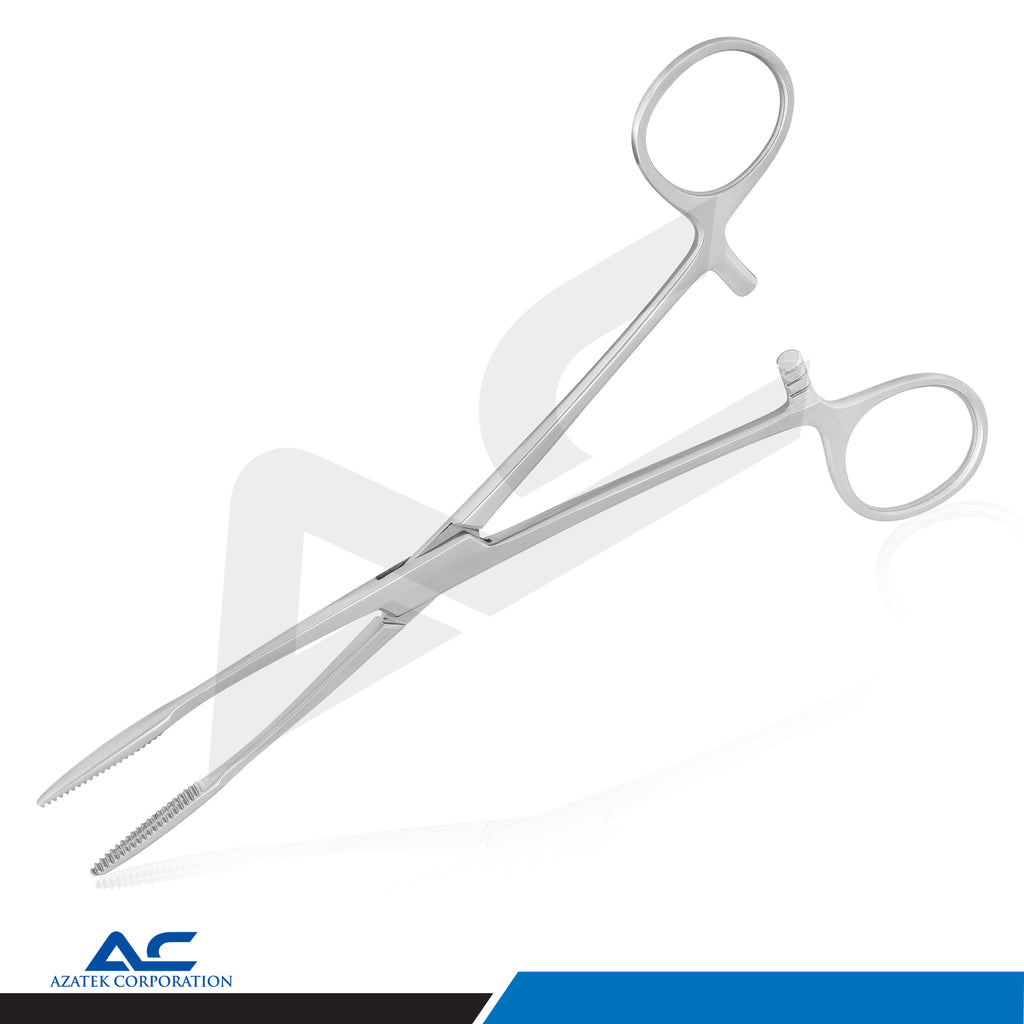 Dressing Forceps, Bozeman Dressing Forceps, Gross Maier, Straight, 20cm - Azatek Instruments