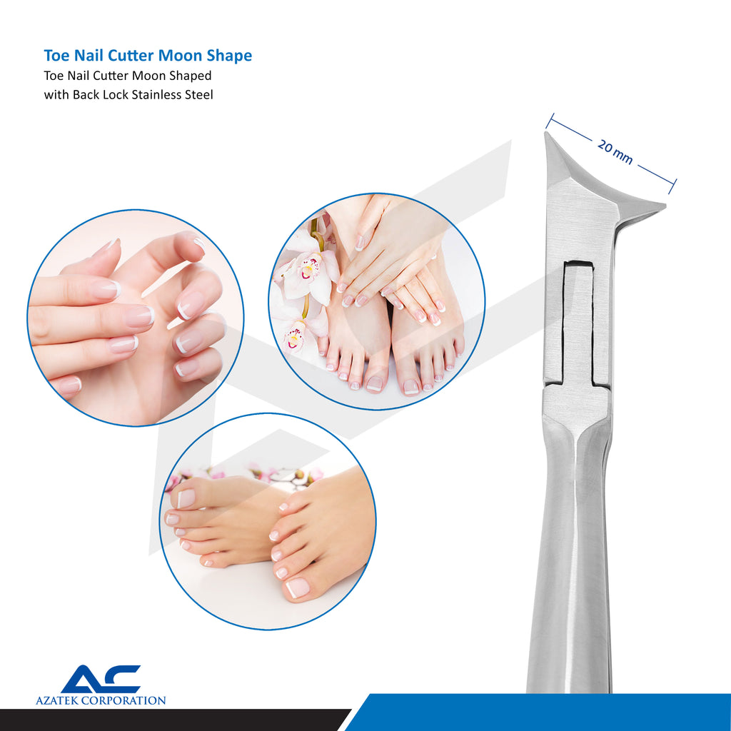 Professional Head Cutter Stainless Steel 20mm Arched Cutting Edge - Azatek Instruments