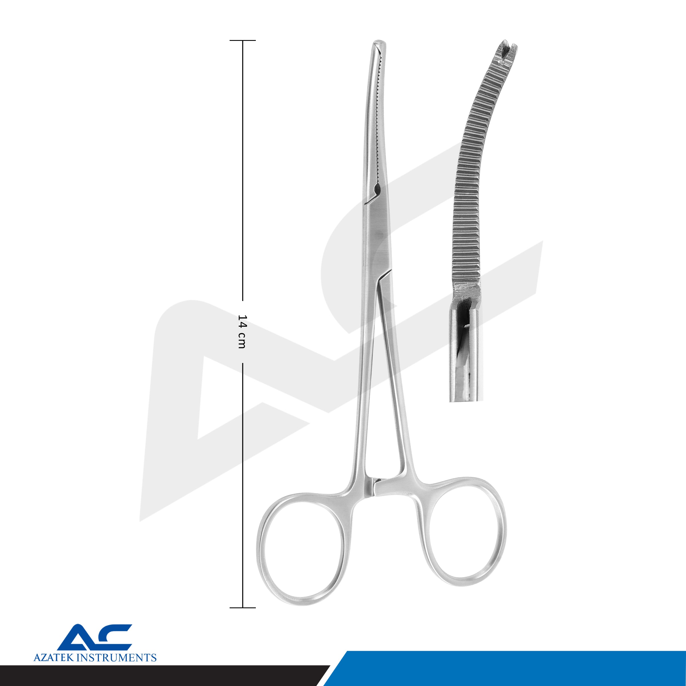 Rochester Kocher Curved Haemostatic Forceps – Surgical & Dental Dressing Clamp - Azatek Instruments