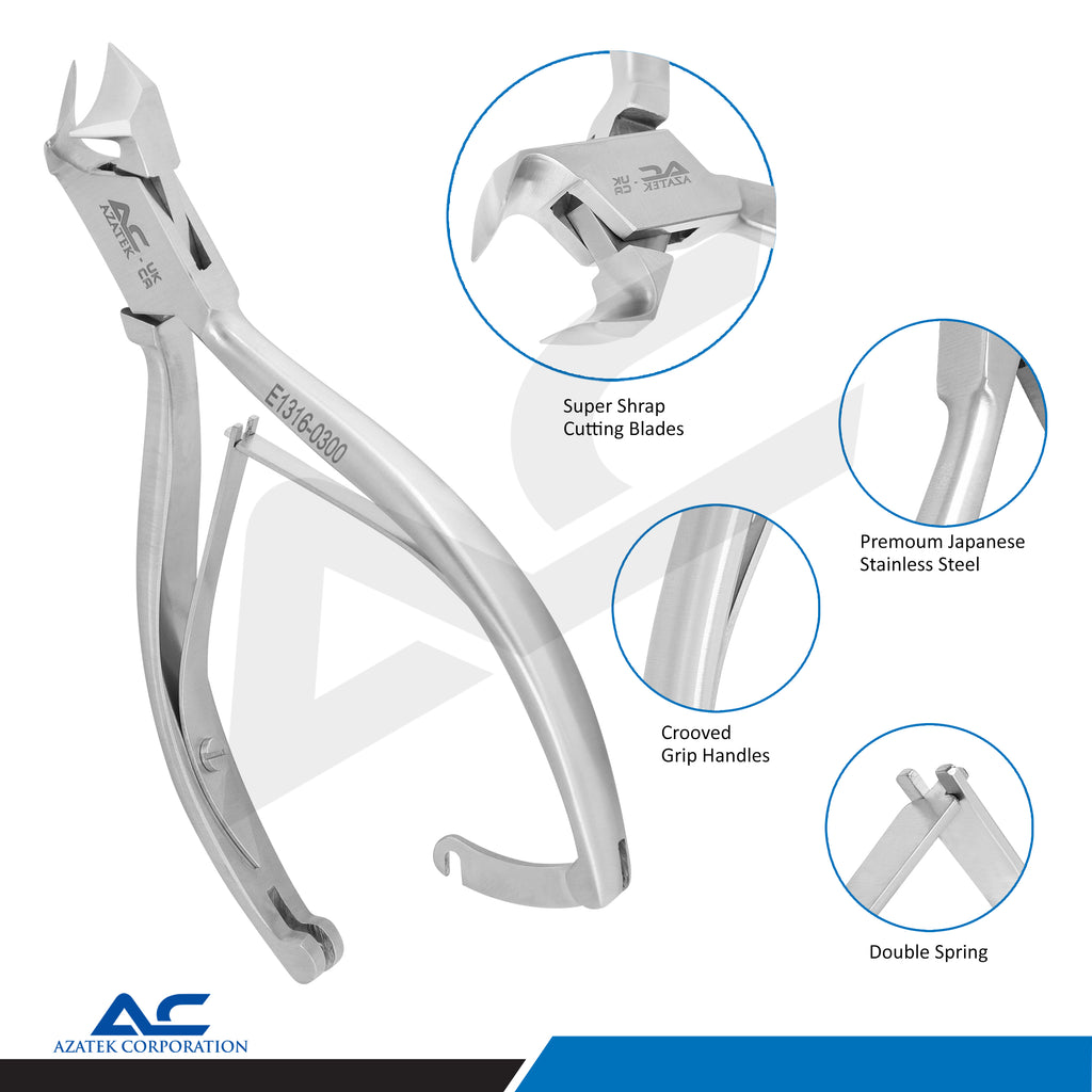 Professional Head Cutter Stainless Steel 20mm Arched Cutting Edge - Azatek Instruments