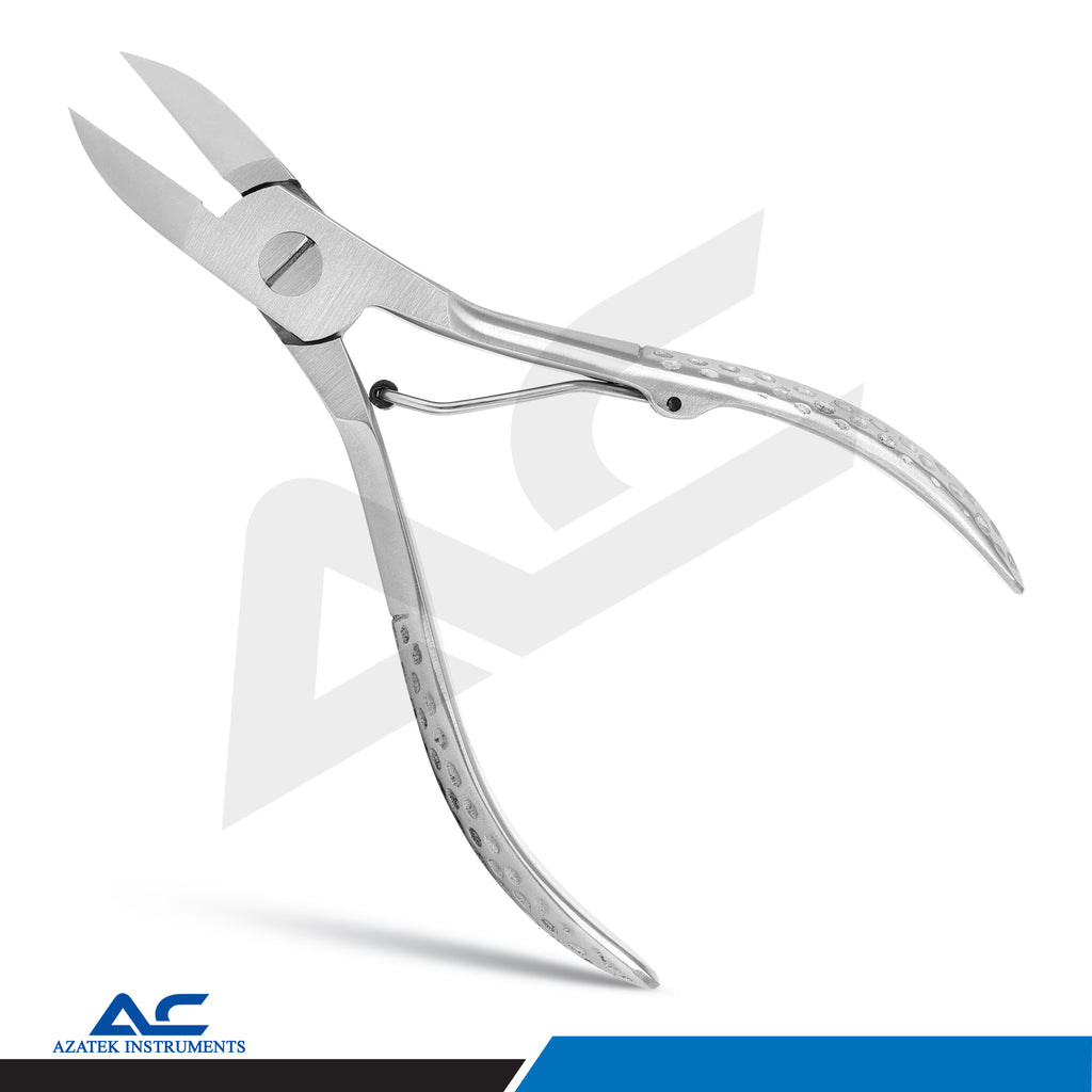Toe Nail Clippers Cutter Set, Podiatry Pedicure Heavy Duty Professional Tools - Azatek Instruments