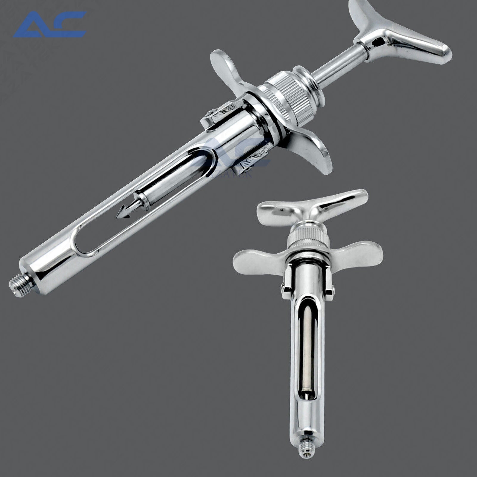 Dental Syringe Stainless Steel, Anesthesia Dental Syringe Folding Type 1.8ml EU/AM - Azatek Instruments