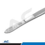 College Tweezers, Dental Tweezers Knurling Pattern 15cm Stainless Steel - Azatek Instruments