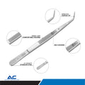 College Tweezers with Lock, Locking Dental Tweezers 15cm Stainless Steel - Azatek Instruments