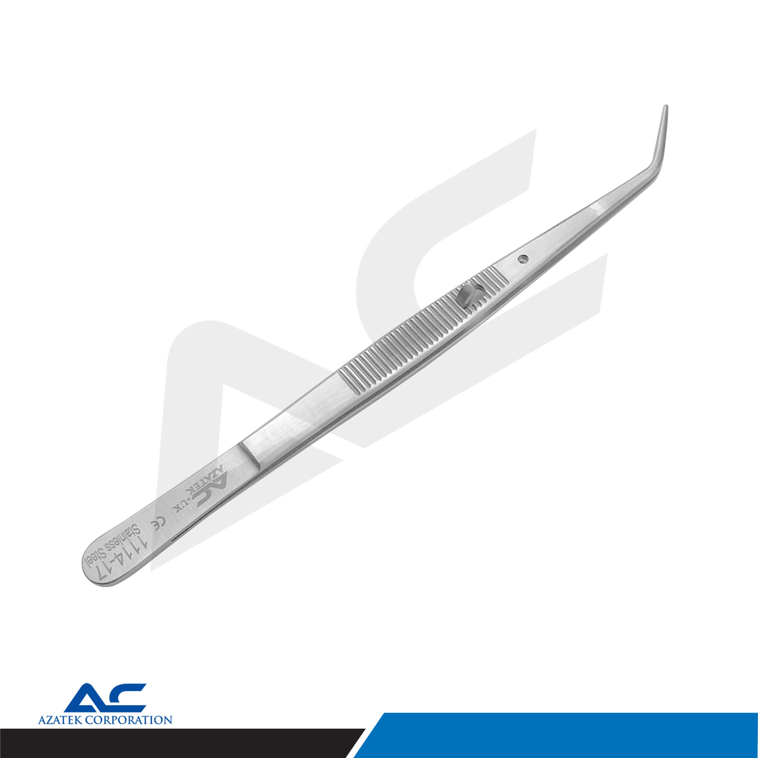 College Tweezers with Lock, Locking Dental Tweezers 15cm Stainless Steel - Azatek Instruments