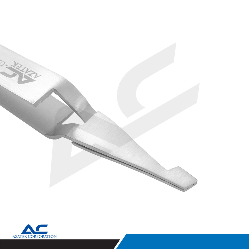 Direct Bond Bracket Tweezer 14cm – Professional Orthodontic Bracket Placement Tool - Azatek Instruments