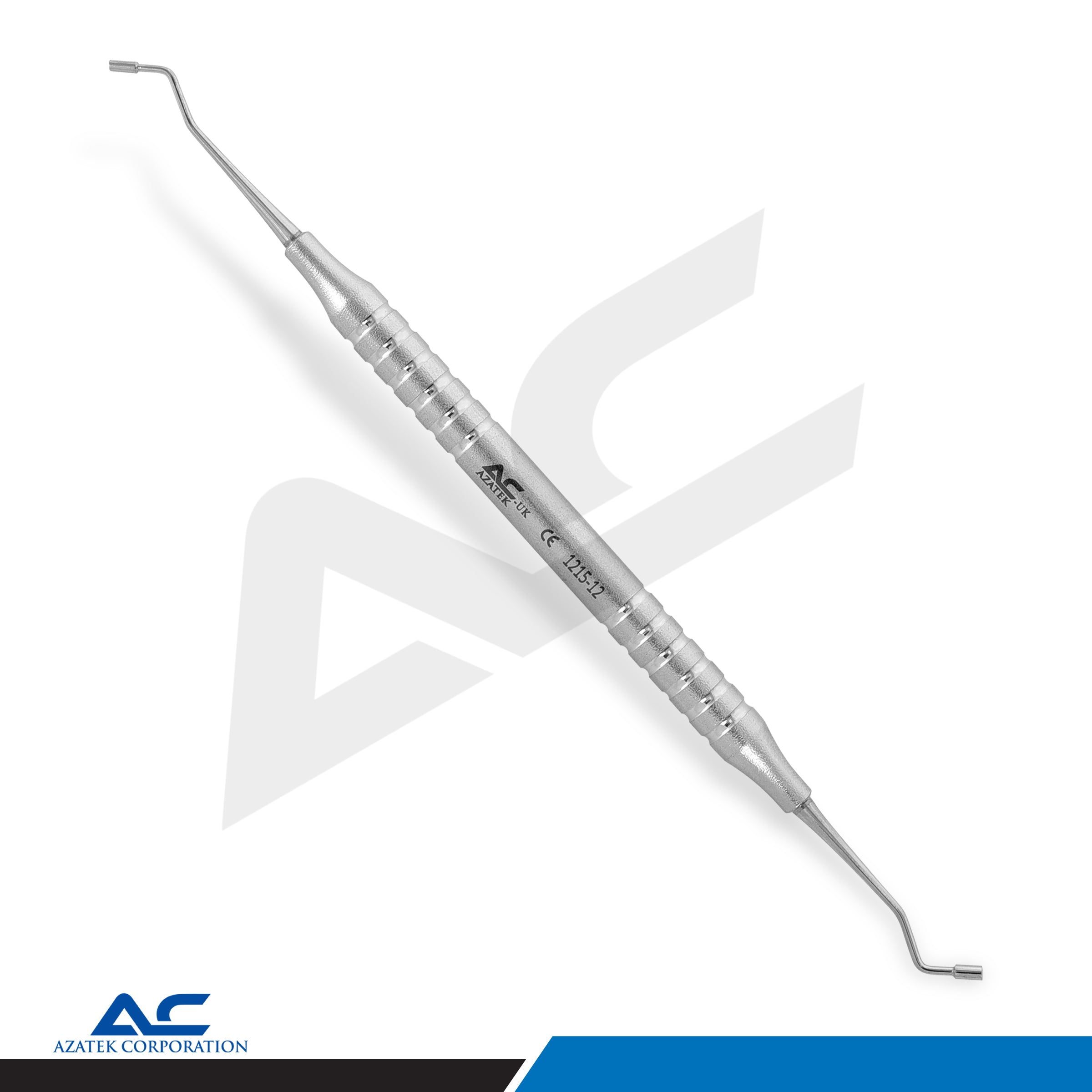 Smooth Plugger Dental Instrument 1.5/2.0mm Double Ended Restorative Condenser - Azatek Instruments