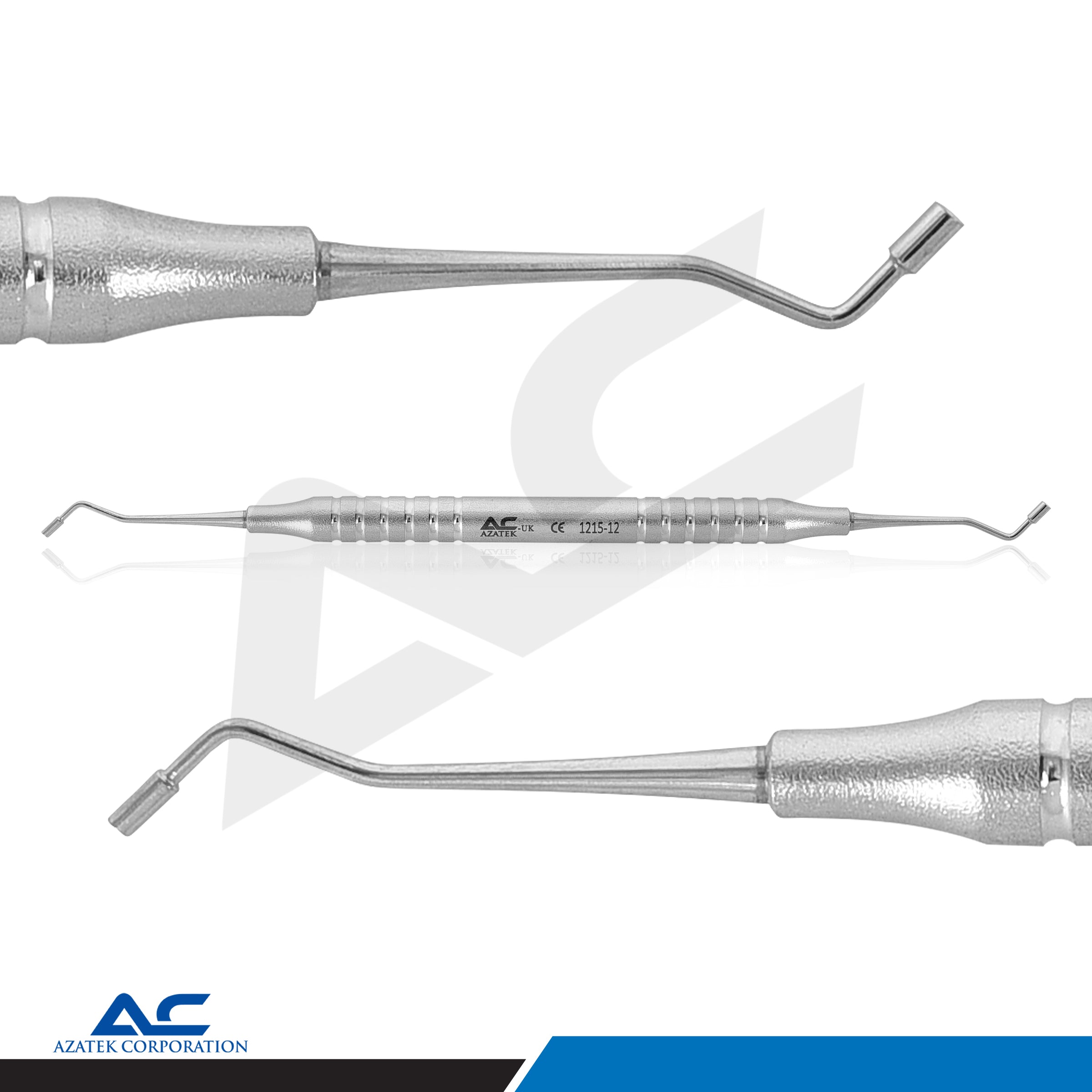 Smooth Plugger Dental Instrument 1.5/2.0mm Double Ended Restorative Condenser - Azatek Instruments