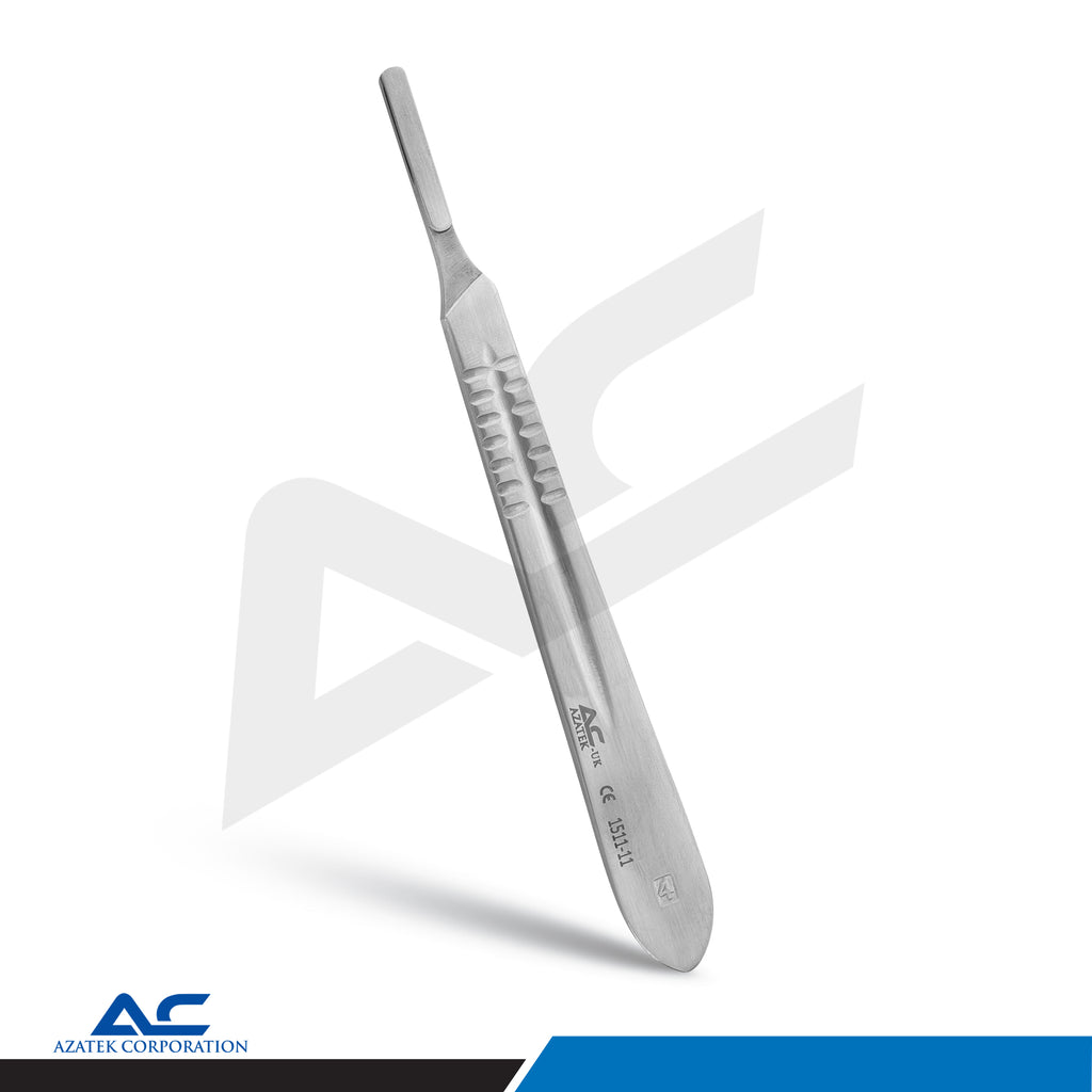 Bard Parker Scalpel Handle No. 4 – Stainless Steel Surgical Scalpel Handle - Azatek Instruments