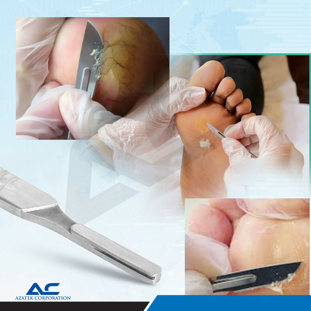 Bard Parker Scalpel Handle No. 4 – Stainless Steel Surgical Scalpel Handle - Azatek Instruments