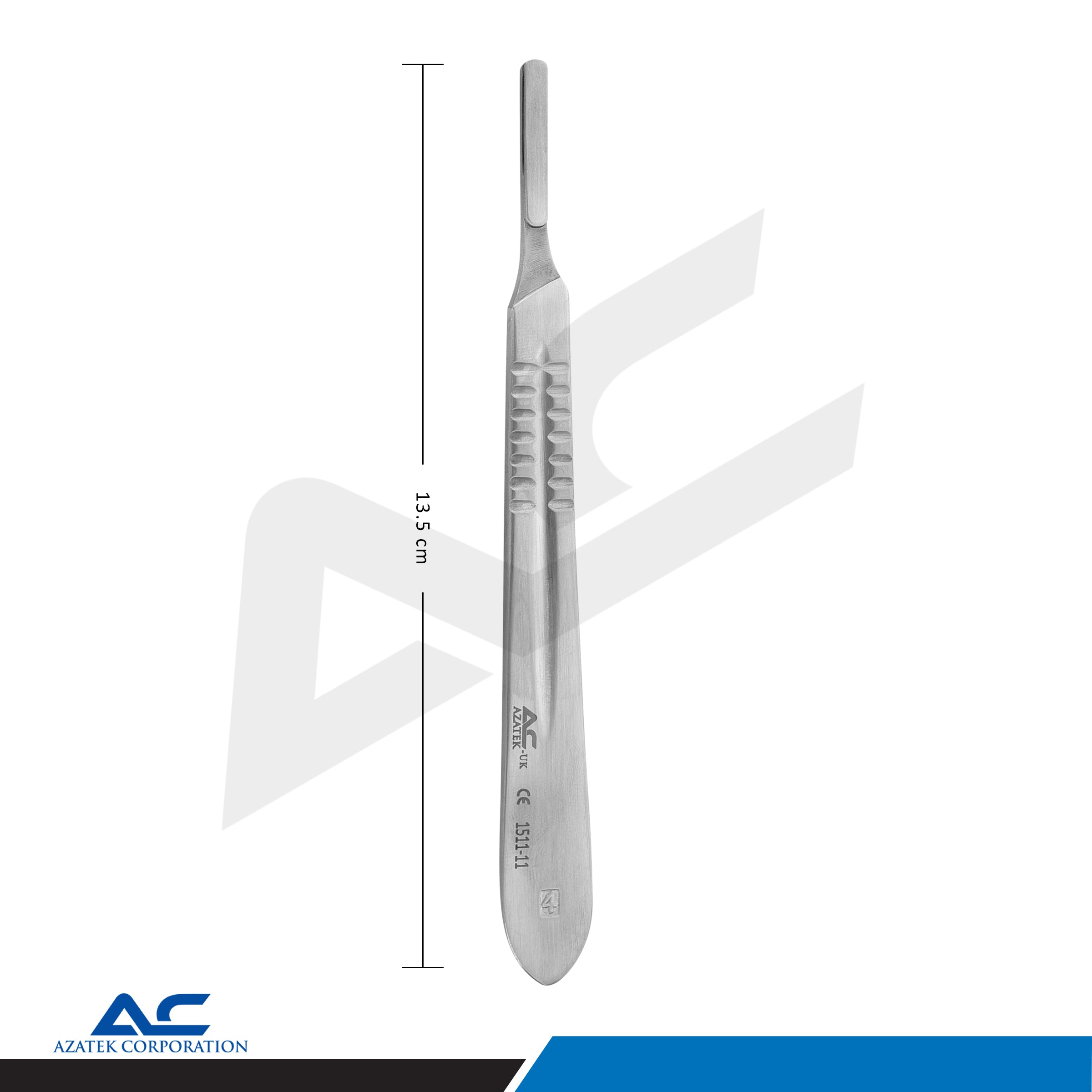 Bard Parker Scalpel Handle No. 4 – Stainless Steel Surgical Scalpel Handle - Azatek Instruments